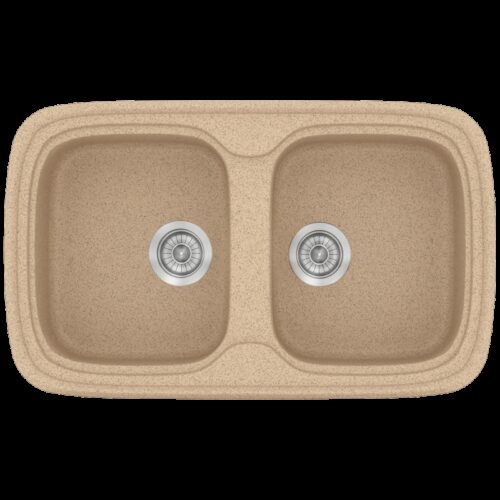ΝΕΡΟΧΥΤΗΣ ΣΥΝΘΕΤΙΚΟΣ 82x50cm CLASSIC 312 GRANITE BEIGE SANITEC