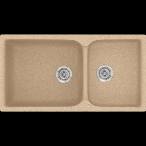 ΝΕΡΟΧΥΤΗΣ ΣΥΝΘΕΤΙΚΟΣ 92x51cm CLASSIC 307 GRANITE BEIGE SANITEC