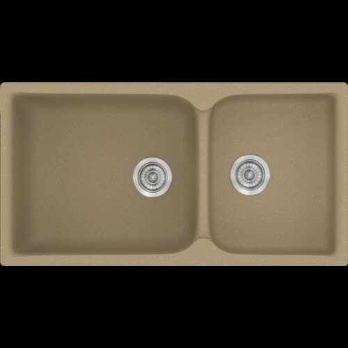 ΝΕΡΟΧΥΤΗΣ ΣΥΝΘΕΤΙΚΟΣ 92x51cm CLASSIC 307 METALLIC CREAM SANITEC