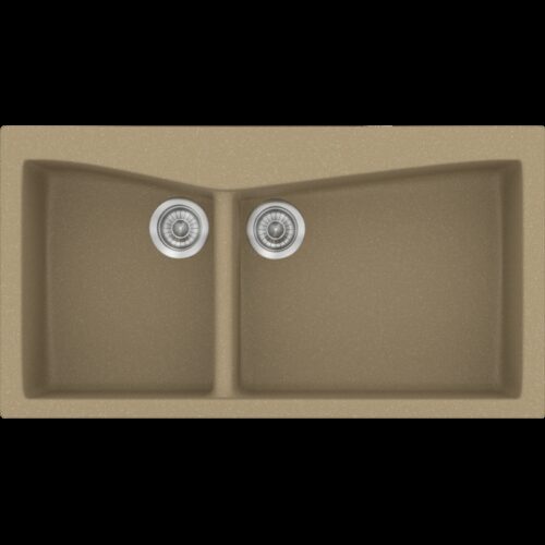 ΝΕΡΟΧΥΤΗΣ ΣΥΝΘΕΤΙΚΟΣ 93x51cm CLASSIC 326 METALLIC CREAM SANITEC