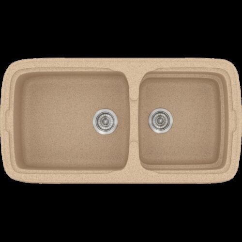 ΝΕΡΟΧΥΤΗΣ ΣΥΝΘΕΤΙΚΟΣ 96x51cm CLASSIC 305 GRANITE BEIGE SANITEC