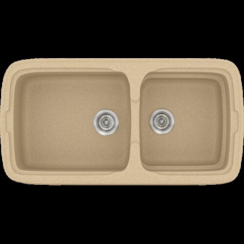 ΝΕΡΟΧΥΤΗΣ ΣΥΝΘΕΤΙΚΟΣ 96x51cm CLASSIC 305 GRANITE CAPPUCCINO SANITEC