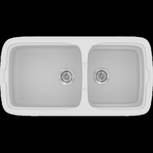 ΝΕΡΟΧΥΤΗΣ ΣΥΝΘΕΤΙΚΟΣ 96x51cm CLASSIC 305 WHITE SANITEC
