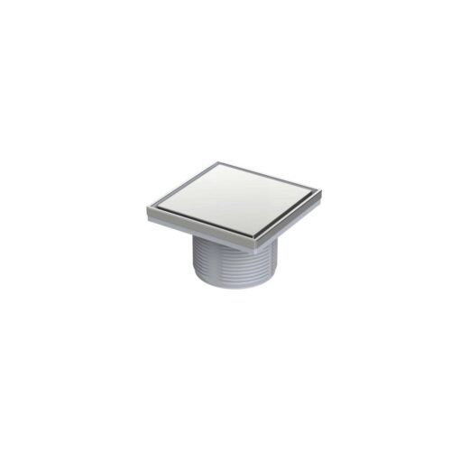 ΣΧΑΡΑΚΙ ΜΠΑΝΙΟΥ ΤΕΤΡΑΓΩΝΟ PREMIUM 15x15cm ΑΝΟΞΕΙΔΩΤΟ ΧΡΩΜΕ