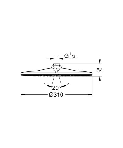ΚΕΦΑΛΗ ΝΤΟΥΖ RAINSHOWER Φ31 26561000 ΧΡΩΜΕ GROHE 2 ΚΕΦΑΛΗ ΝΤΟΥΖ RAINSHOWER Φ31 26561000 ΧΡΩΜΕ GROHE