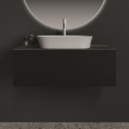 ΝΙΠΤΗΡΑΣ IPALYSS 60x38cm ΟΒΑΛ ΧΩΡΙΣ ΟΠΗ ΚΑΙ ΥΠΕΡΧΕΙΛΙΣΗ ΕΛΕΥΘΕΡΗΣ ΤΟΠΟΘΕΤΗΣΗΣ CONCRETE IDEAL