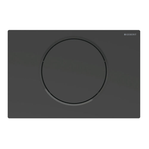 ΠΛΑΚΕΤΑ GEBERIT SIGMA 10 115.758.16.5 ΜΑΥΡΗ ΜΑΤ