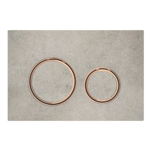 ΠΛΑΚΕΤΑ GEBERIT SIGMA 21 115.650.JV.1 CONCRETE LOOK / RED GOLD