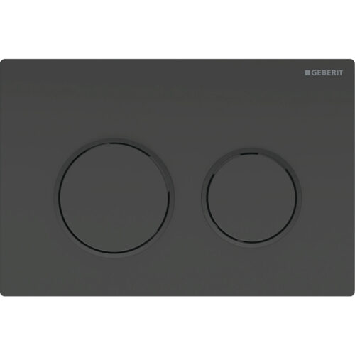 ΠΛΑΚΕΤΑ GEBERIT OMEGA 20 115.085.DW.1 ΜΑΥΡΗ