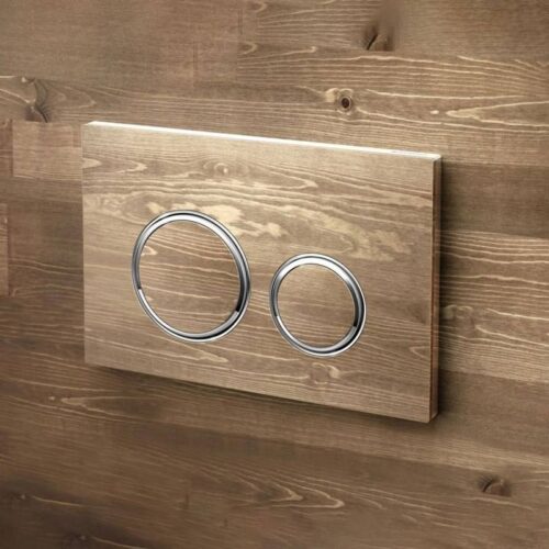 ΠΛΑΚΕΤΑ GEBERIT SIGMA 21 115.884.JX.1 BLACK WALNUT / ΧΡΩΜΕ