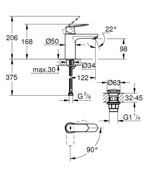 ΜΠΑΤΑΡΙΑ ΝΙΠΤΗΡΟΣ EUROSMART COSMOPOLITAN 23928000 Μ-ΜΕΓΕΘΟΣ ΧΡΩΜΕ GROHE 6 ΜΠΑΤΑΡΙΑ ΝΙΠΤΗΡΟΣ EUROSMART COSMOPOLITAN 23928000 Μ ΜΕΓΕΘΟΣ ΧΡΩΜΕ GROHE 2 ΜΠΑΤΑΡΙΑ ΝΙΠΤΗΡΟΣ EUROSMART COSMOPOLITAN 23928000 Μ-ΜΕΓΕΘΟΣ ΧΡΩΜΕ GROHE