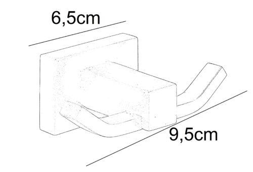Alternative view of ΑΓΓΙΣΤΡΟ ΔΙΠΛΟ LUGANO 32X6-MM ΜΑΥΡΟ ΜΑΤ BRONZE