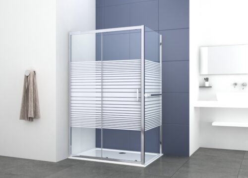 ΚΑΜΠΙΝΑ ΝΤΟΥΖΙΕΡΑΣ ΑΣΥΜΜΕΤΡΗ Α105 120x80x185cm ΣΥΡΟΜΕΝΗ ΜΕ ΚΡΥΣΤΑΛΛΟ ΜΕ ΣΕΡΙΓΡΑΦΙΑ ΧΡΩΜΕ PICCADILLY