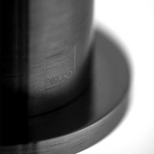 ΜΠΑΤΑΡΙΑ ΝΙΠΤΗΡΟΣ ORIGINS KNURLED ACCENTS ΨΗΛΗ BRUSHED BLACK PVD VADO 3 ΜΠΑΤΑΡΙΑ ΝΙΠΤΗΡΟΣ ORIGINS KNURLED ACCENTS ΨΗΛΗ BRUSHED BLACK PVD VADO