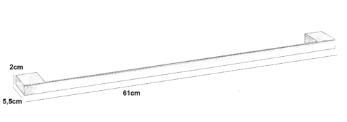 Alternative view of ΠΕΤΣΕΤΟΘΗΚΗ 60cm VERTIGO 40V1-20 GOLD ΧΡΥΣΟ ΓΥΑΛΙΣΤΕΡΟ BRONZE