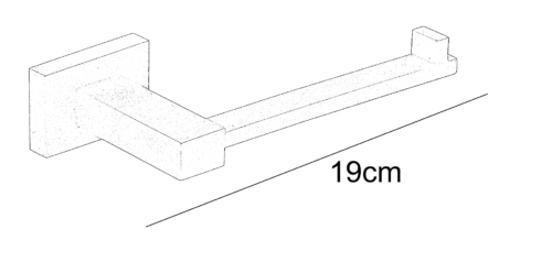 Alternative view of ΧΑΡΤΟΘΗΚΗ ΑΝΟΙΧΤΗ LUGANO 51X6-MM ΜΑΥΡΗ ΜΑΤ BRONZE
