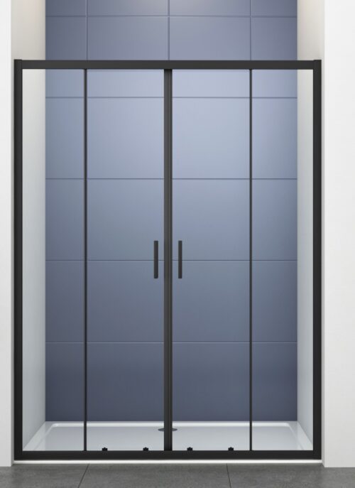ΚΑΜΠΙΝΑ ΙΣΙΑ FF514 175-180x195cm ΣΥΡΟΜΕΝΗ ΔΙΑΦΑΝΟ ΚΡΥΣΤΑΛΛΟ ΜΑΥΡΗ ΜΑΤ PICCADILLY