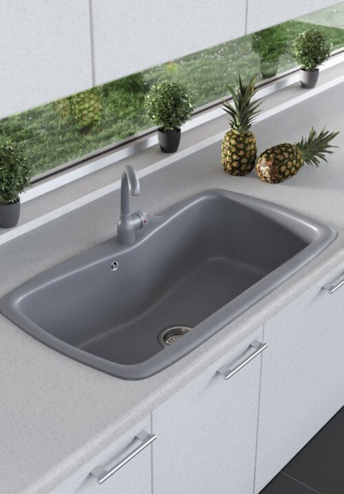 ΝΕΡΟΧΥΤΗΣ ΣΥΝΘΕΤΙΚΟΣ 83x51cm CLASSIC 321 METALLIC SILVER SANITEC 2 ΝΕΡΟΧΥΤΗΣ ΣΥΝΘΕΤΙΚΟΣ 83x51cm CLASSIC 321 METALLIC SILVER SANITEC