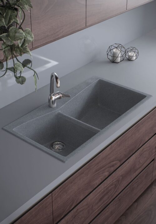 ΝΕΡΟΧΥΤΗΣ ΣΥΝΘΕΤΙΚΟΣ 93x51cm CLASSIC 326 METALLIC SILVER SANITEC 1 ΝΕΡΟΧΥΤΗΣ ΣΥΝΘΕΤΙΚΟΣ 93x51cm CLASSIC 326 METALLIC SILVER SANITEC