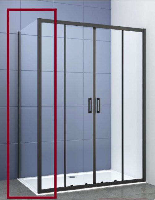 ΣΤΑΘΕΡΟ ΠΛΑΙΝΟ F5 70x195cm ΚΡΥΣΤΑΛΛΟ ΔΙΑΦΑΝΟ ΜΑΥΡΗ ΜΑΤ PICCADILLY