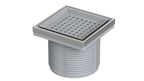 ΣΧΑΡΑΚΙ ΝΤΟΥΖΙΕΡΑΣ ELIT ΤΕΤΡΑΓΩΝΟ ΙΝΟΞ 10x10cm