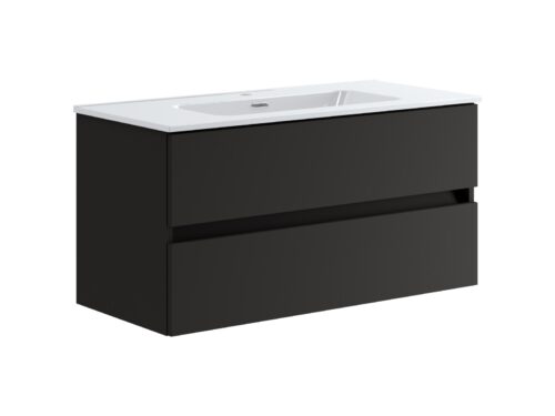 Alternative view of ΒΑΣΗ ΜΠΑΝΙΟΥ COSMOS 100cm ΚΡΕΜΑΣΤΗ ANTHRACITE GREY PICCADILLY