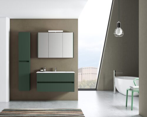 ΒΑΣΗ ΜΠΑΝΙΟΥ COSMOS 100cm ΚΡΕΜΑΣΤΗ FOREST GREEN PICCADILLY