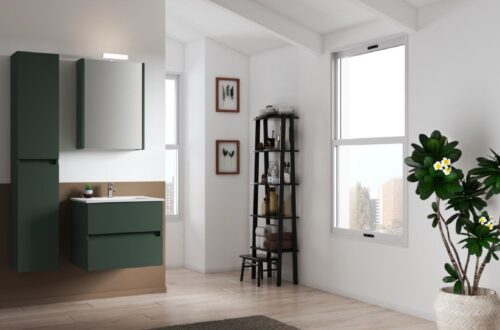 ΒΑΣΗ ΜΠΑΝΙΟΥ COSMOS 60cm ΚΡΕΜΑΣΤΗ FOREST GREEN PICCADILLY