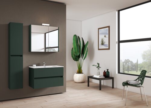ΒΑΣΗ ΜΠΑΝΙΟΥ COSMOS 80cm ΚΡΕΜΑΣΤΗ FOREST GREEN PICCADILLY