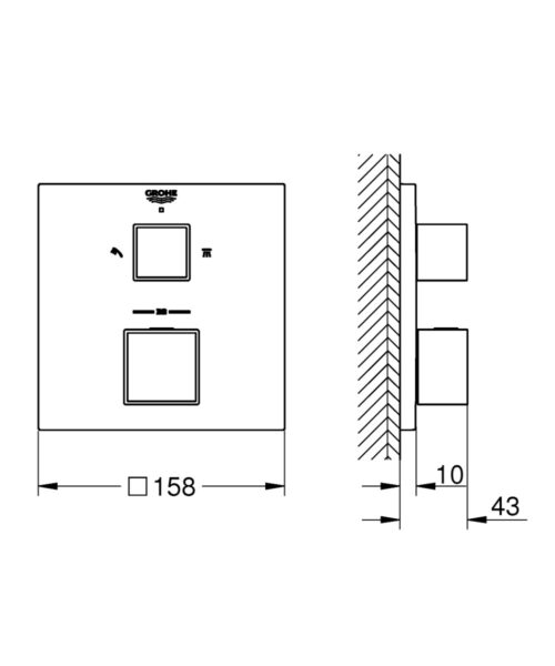 ΑΝΑΜΙΚΤΗΣ ΕΝΤΟΙΧΙΖΟΜΕΝΟΣ GROTHERM CUBE ΙΙ 24154DC0 SUPERSTEEL GROHE 7 ΑΝΑΜΙΚΤΗΣ ΕΝΤΟΙΧΙΖΟΜΕΝΟΣ GROTHERM CUBE ΙΙ 24154DC0 SUPERSTEEL GROHE 2 ΑΝΑΜΙΚΤΗΣ ΕΝΤΟΙΧΙΖΟΜΕΝΟΣ GROTHERM CUBE ΙΙ 24154DC0 SUPERSTEEL GROHE