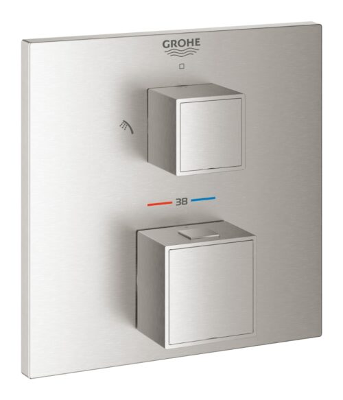 ΑΝΑΜΙΚΤΗΣ ΕΝΤΟΙΧΙΖΟΜΕΝΟΣ GROTHERM CUBE ΙΙ 24154DC0 SUPERSTEEL GROHE