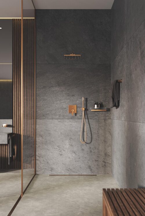 ΤΗΛΕΦΩΝΟ ΛΟΥΤΡΟΥ RAINSHOWER AQUA STICK 26866DL0 BRUSHED WARM SUNSET GROHE