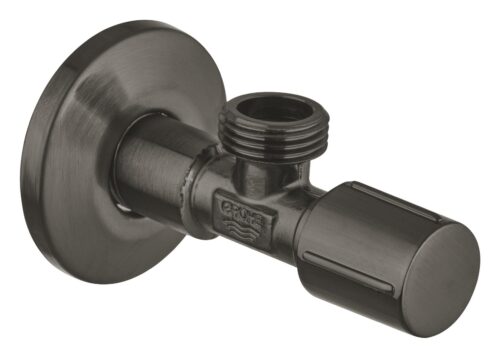 ΔΙΑΚΟΠΤΗΣ ΓΩΝΙΑΚΟΣ 1/2''-1/2'' 22041AL0 BRUSHED HARD GRAPHITE GROHE