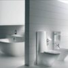 ΣΕΤ ΛΕΚΑΝΗ FRONTALIS ΧΑΜΗΛΗΣ ΠΙΕΣΗΣ ΠΙΣΩ ΣΙΦΩΝΙ ΜΕ ΚΑΖΑΝΑΚΙ ΚΑΙ ΚΑΛΥΜΜΑ ΑΠΛΟ ΛΕΥΚΟ ROCA