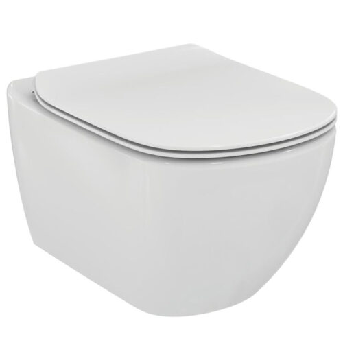 Alternative view of ΣΕΤ ΛΕΚΑΝΗ ΚΡΕΜΑΣΤΗ TESI II AQUABLADE HF ΜΕ ΚΑΛΥΜΜΑ SOFT CLOSE ΛΕΥΚΟ IDEAL
