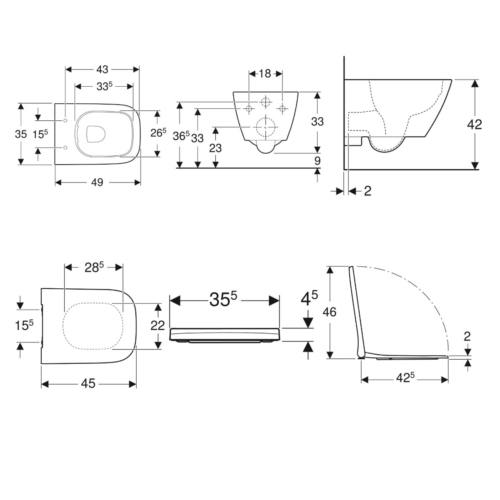 ΣΕΤ ΛΕΚΑΝΗ ΚΡΕΜΑΣΤΗ SMYLE SQUARE 49cm RIMFREE ΜΕ ΚΑΛΥΜΜΑ SLIM SOFT CLOSE ΛΕΥΚΟ GEBERIT 8 1116030002 1116050001 1 ΣΕΤ ΛΕΚΑΝΗ ΚΡΕΜΑΣΤΗ SMYLE SQUARE 49cm RIMFREE ΜΕ ΚΑΛΥΜΜΑ SLIM SOFT CLOSE ΛΕΥΚΟ GEBERIT