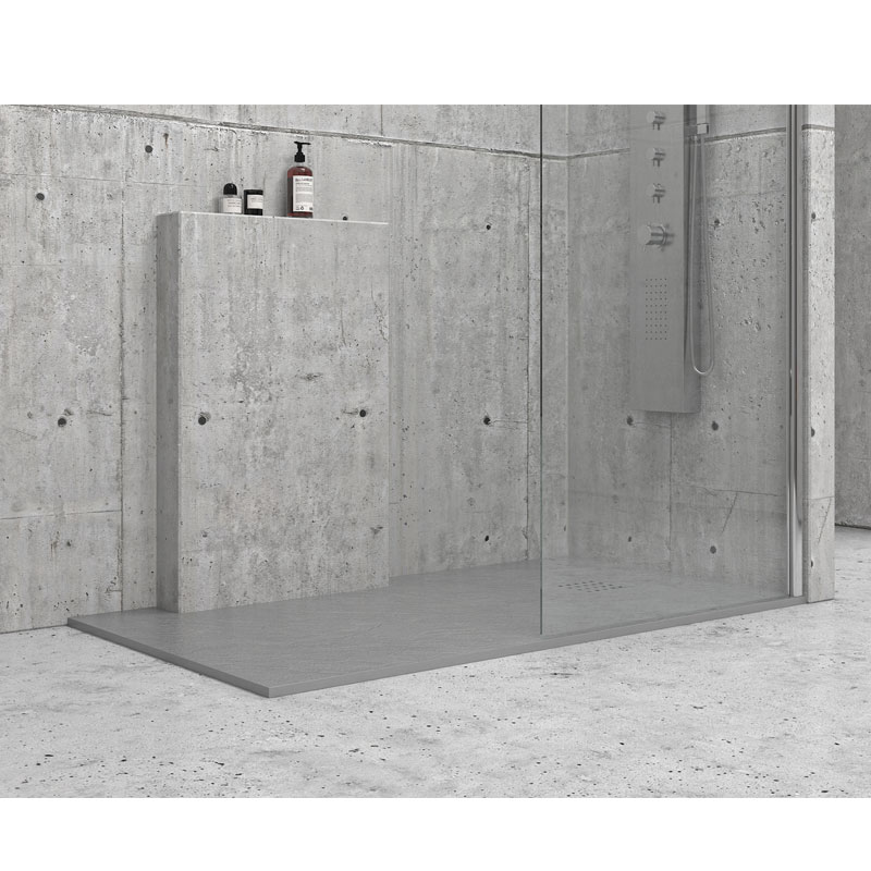 Ντουζιέρα τετράγωνη υψηλής αντοχής PIETRA Cemento KARAG 90x90x2