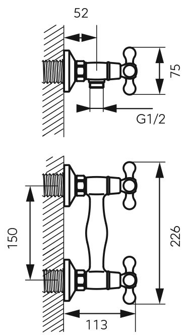 BAI7BR <ul>
<li>μηχανισμός κεραμικών δίσκων</li>
<li>σύνδεση ντους G1/2</li>
<li>τηλέφωνο και σπιράλ δεν περιλαμβάνονται</li>
</ul>
<p><img src="https://b2b.karag.gr/media/wysiwyg/product_ferro/BAI7BR-sxedio.jpg" alt="" width="234" height="422" /></p>