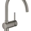 ΜΠΑΤΑΡΙΑ ΝΕΡΟΧΥΤΗ Ι MINTA ΨΗΛΗ 32917AL0 BRUSHED HARD GRAPHITE GROHE