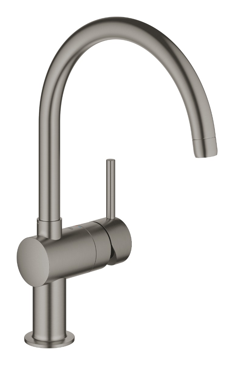 ΜΠΑΤΑΡΙΑ ΝΕΡΟΧΥΤΗ Ι MINTA ΨΗΛΗ 32917AL0 BRUSHED HARD GRAPHITE GROHE