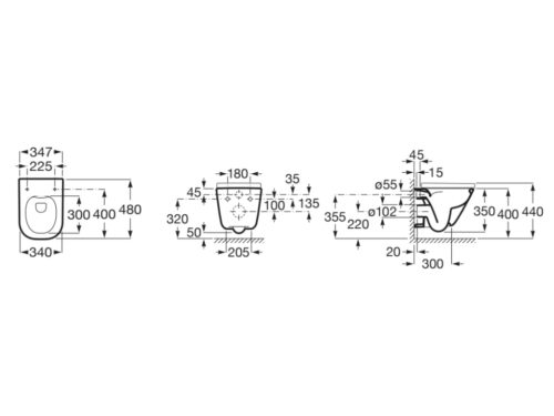ΛΕΚΑΝΗ ΚΡΕΜΑΣΤΗ GAP SQUARE COMPACT RIMLESS ΛΕΥΚΗ ROCA 6 a34647a000 2 ΛΕΚΑΝΗ ΚΡΕΜΑΣΤΗ GAP SQUARE COMPACT RIMLESS ΛΕΥΚΗ ROCA
