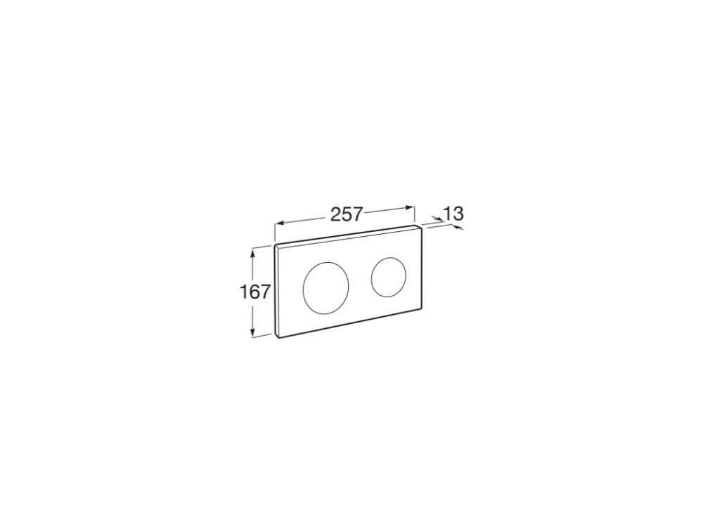 a890189304 2 ΠΛΑΚΕΤΑ PL10.A DUAL INOX ROCA