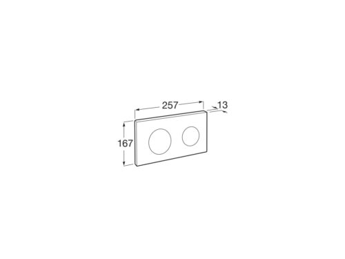 a890189304 2 ΠΛΑΚΕΤΑ PL10.A DUAL INOX ROCA