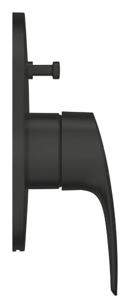 zzf 194502433 003 01 ΑΝΑΜΙΚΤΗΣ ΕΝΤΟΙΧΙΖΟΜΕΝΟΣ II EUROSMART 194502433 BLACK MAT GROHE