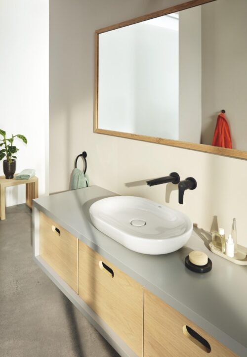 ΜΠΑΤΑΡΙΑ ΝΙΠΤΗΡΟΣ ΕΝΤΟΙΧΙΖΟΜΕΝΗ EUROSMART 293382433 BLACK MAT GROHE