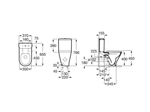 ΚΑΖΑΝΑΚΙ THE GAP ROUND ΜΕ ΜΗΧΑΝΙΣΜΟ 4,5/3L ΛΕΥΚΟ ROCA 8 a3410n0000 tec ΚΑΖΑΝΑΚΙ THE GAP ROUND ΜΕ ΜΗΧΑΝΙΣΜΟ 4,5/3L ΛΕΥΚΟ ROCA