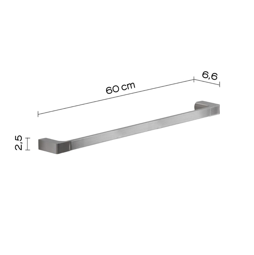 0000pi211360000.3 ΠΕΤΣΕΤΟΘΗΚΗ PIRINEI PI21 60cm BRUSHED INOX GEDY