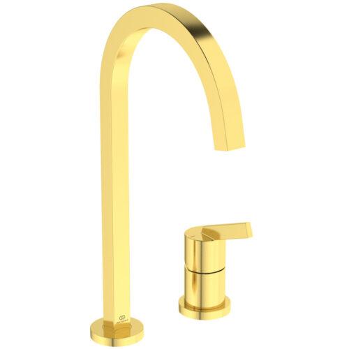 ΜΠΑΤΑΡΙΑ ΝΕΡΟΧΥΤΗ GUSTO BRUSHED GOLD PVD IDEAL 7 1309060046 5 ΜΠΑΤΑΡΙΑ ΝΕΡΟΧΥΤΗ GUSTO BRUSHED GOLD PVD IDEAL