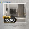 ΠΛΑΚΑΚΙ ΓΡΑΝΙΤΗΣ CEMENTO LIGHT GREY 60x60cm MAT
