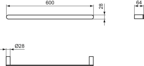 ΠΕΤΣΕΤΟΘΗΚΗ ΜΟΝΗ CONCA 60cm ΧΡΩΜΕ IDEAL 8 1403050113 tec ΠΕΤΣΕΤΟΘΗΚΗ ΜΟΝΗ CONCA 60cm ΧΡΩΜΕ IDEAL